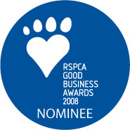 Animal ArksRSPCA Good Business Wards 2008 Nominee
